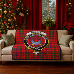 McColl Tartan Crest Quilt