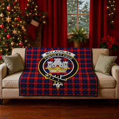 McLachlan Modern Tartan Crest Quilt