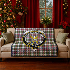 Stewart Dress Modern Tartan Crest Quilt