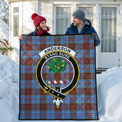 Anderson Modern Tartan Crest Quilt