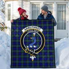 Arbuthnot Modern Tartan Crest Quilt