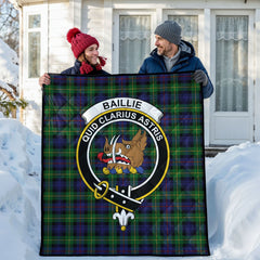 Baillie Tartan Crest Quilt