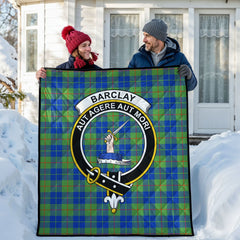 Barclay Hunting Ancient Tartan Crest Quilt
