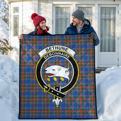 Bethune Ancient Tartan Crest Quilt