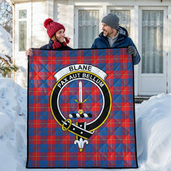 Blane Tartan Crest Quilt