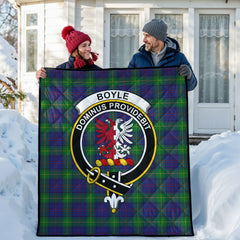 Boyle Tartan Crest Quilt