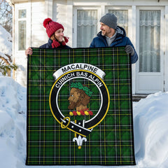 MacAlpine Modern Tartan Crest Quilt