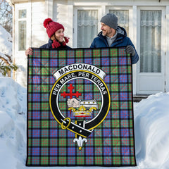 MacDonald Ancient Tartan Crest Quilt