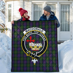 MacDonald Tartan Crest Quilt