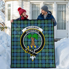 MacEwan Ancient Tartan Crest Quilt