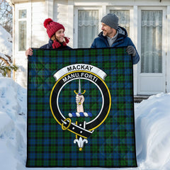 MacKay Modern Tartan Crest Quilt