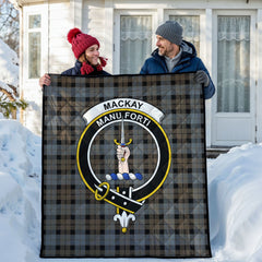 MacKay Weathered Tartan Crest Quilt