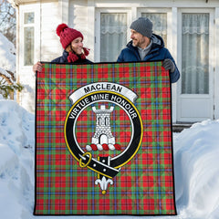 MacLean of Duart Modern Tartan Crest Quilt