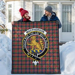 MacPherson Ancient Tartan Crest Quilt