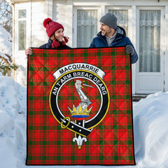 MacQuarrie Tartan Crest Quilt