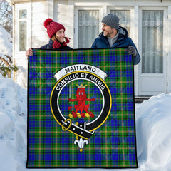 Maitland Tartan Crest Quilt