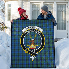 Marshall Tartan Crest Quilt