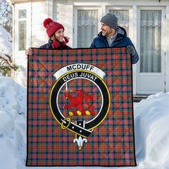 McDuff Ancient Tartan Crest Quilt