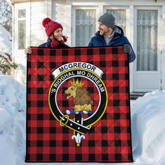 McGregor Rob Roy Modern Tartan Crest Quilt