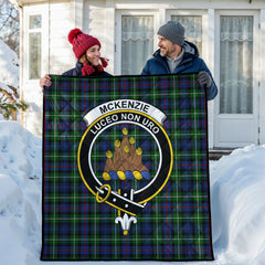McKenzie Modern Tartan Crest Quilt