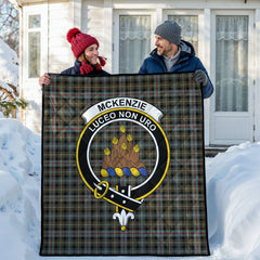 McKenzie Weathered Tartan Crest Quilt