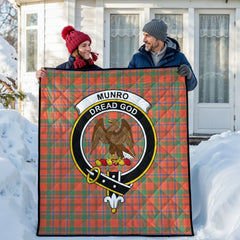 Munro Ancient Tartan Crest Quilt