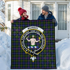 Murray of Atholl Modern Tartan Crest Quilt