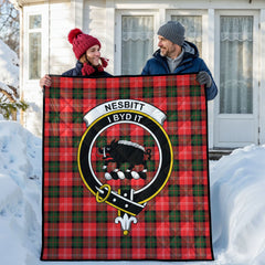 Nesbitt Modern Tartan Crest Quilt
