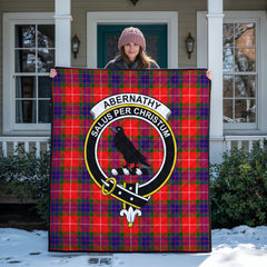 Abernathy Tartan Crest Quilt