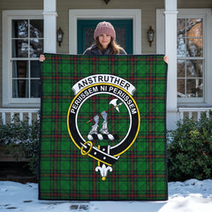 Anstruther Tartan Crest Quilt
