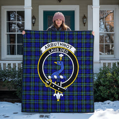 Arbuthnot Modern Tartan Crest Quilt