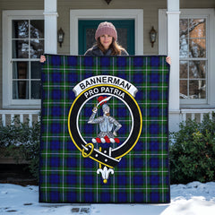 Bannerman Tartan Crest Quilt