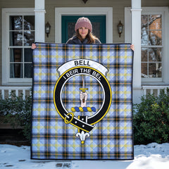 Bell of the Borders Tartan Crest Quilt