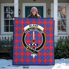Blane Tartan Crest Quilt