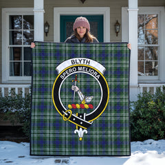 Blyth Tartan Crest Quilt