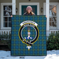 Kirkpatrick Ancient Tartan Crest Quilt