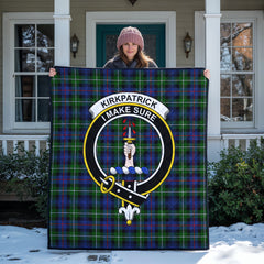 Kirkpatrick Tartan Crest Quilt