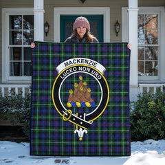 MacKenzie Modern Tartan Crest Quilt