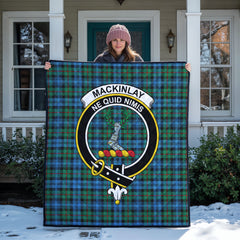 MacKinlay Ancient Tartan Crest Quilt