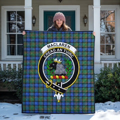 MacLaren Ancient Tartan Crest Quilt