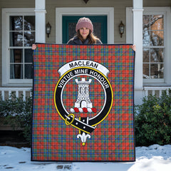 MacLean of Duart Ancient Tartan Crest Quilt