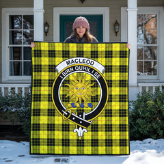 MacLeod of Lewis Modern Tartan Crest Quilt