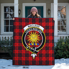 MacLeod of Raasay Tartan Crest Quilt