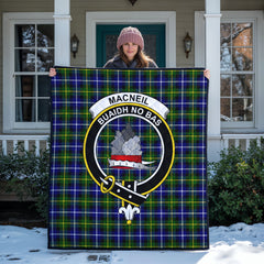 MacNeil of Barra Modern Tartan Crest Quilt
