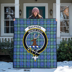 MacPhail Hunting Ancient Tartan Crest Quilt
