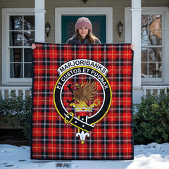 Marjoribanks Tartan Crest Quilt