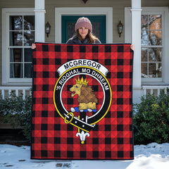 McGregor Rob Roy Modern Tartan Crest Quilt