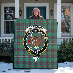 McKinnon Hunting Ancient Tartan Crest Quilt