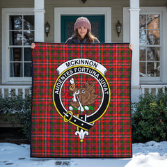 McKinnon Modern Tartan Crest Quilt