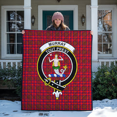 Murray (of Dysart) Tartan Crest Quilt